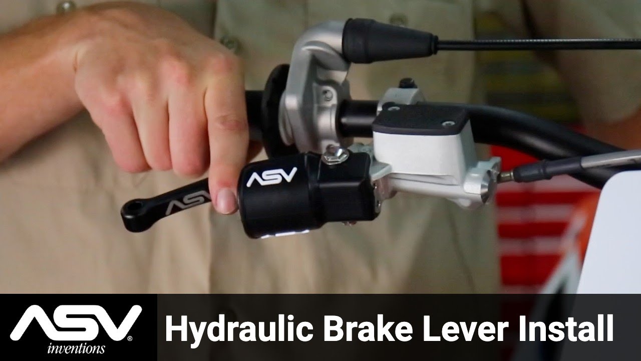 Asv Installation How to install an ASV Off-Road Hydraulic Brake Lever - YouTube