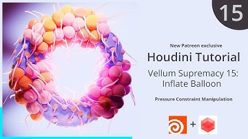 Balloons - Houdini Vellum tutorial 15 / Patreon Preview