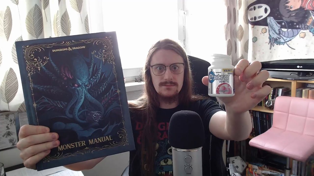 ASMR gum chewing | D&D Encounter Building | mouth chewing sound triggers