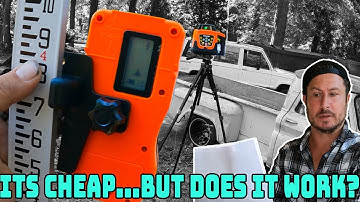 Testing the CHEAPEST Self Leveling Rotary Laser (VEVOR) *HOW TO READ GRADE 101*