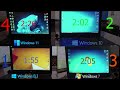 Windows 11 vs windows 10 vs windows 8.1 vs windows 7 speed test