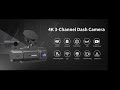 Lanmodo D1 3 Channel 4K Dash Camera Review