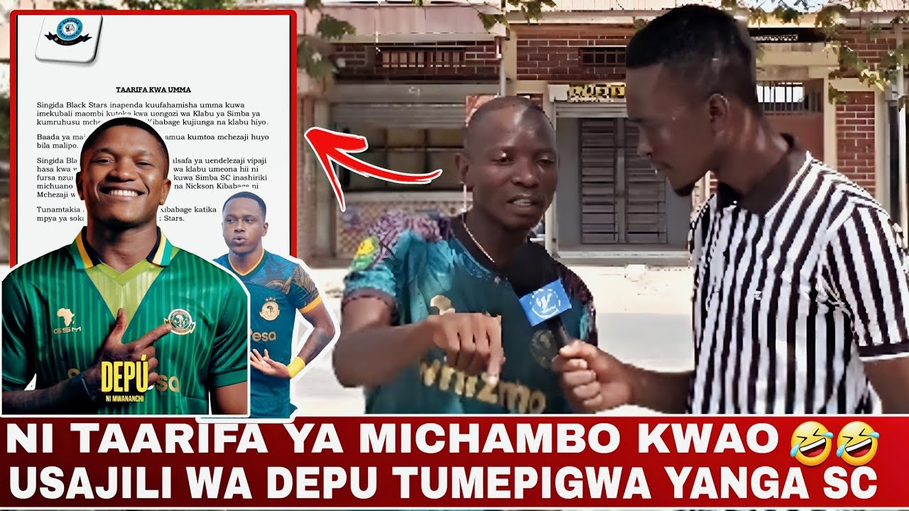 MBUNGO JR:TAARIFA KWA UMMA YA MICHAMBO ILE...!!🤣🤣/DEPU YANGA SC TUMEPIGWA/ SAIVI SIENDI UWANJANI!