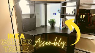 Corner study table Assembly from IKEA🤔😯