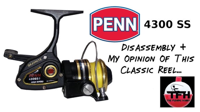 Penn Spinfisher 4300 SS fishing reel how to take apart and service 