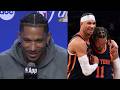 Josh Hart says he hated Jalen Brunson and Mikal Bridges when they first met 😂