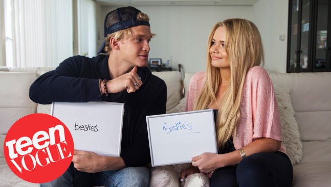 Cody Simpson and His Sister Play Word Association—Teen Vogue’s Besties
