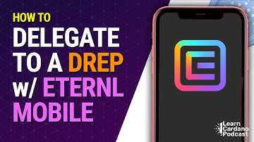 How to Delegate to a DRep on Eternl Wallet Mobile