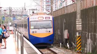 [HD] The Taiwan TRA down Local train no. 2233 EMU700 (EMC721 + EMC722) arrive the Fuzhou Station