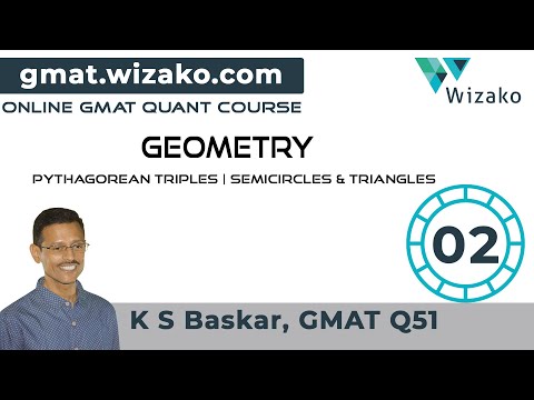 Pythagorean Triples | Triangles & Semicircles  | GMAT Geometry