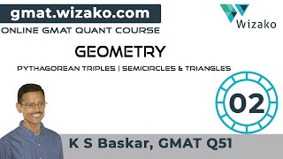Pythagorean Triples | Triangles & Semicircles  | GMAT Geometry