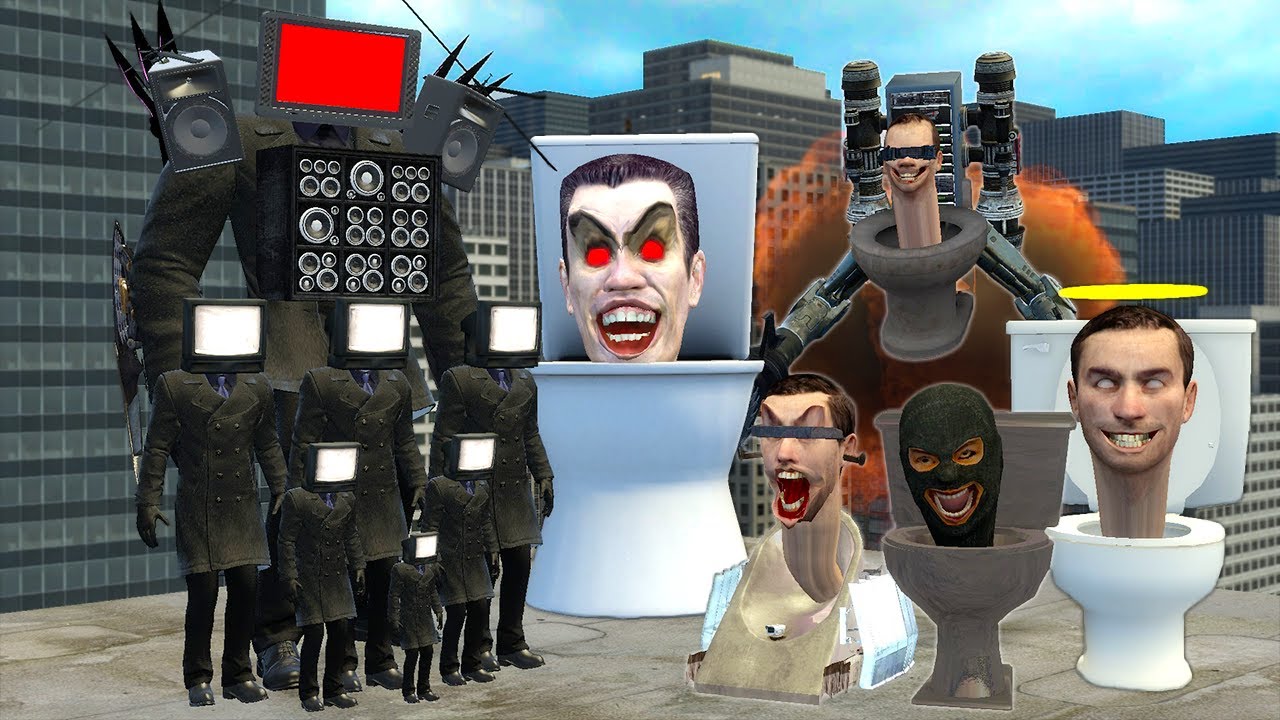 Garry s mod мод на скибиди туалетов. Garry's Mod. TV man Titan SKIBIDI туалет. ТВ Вумен для гмод.