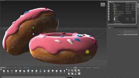 Mudbox Donut pt7 Render images and Movies