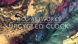 Upcycled Resin Clock - GCC ARTWORKS