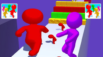 Color Run Stickman 3D Gameplay (iOS & Android) Walkthrough Part 1