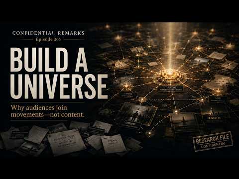 Video thumbnail for Stop Creating Content. Start Building a World..