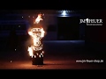 Feuerstelle 2 Zylinder aus Metall