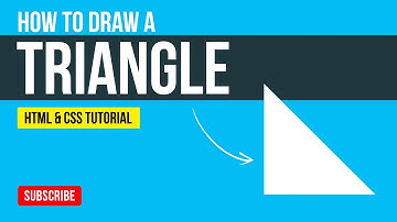 How to Make a Triangle Using HTML & CSS | How to Create a Triangle Shape | HTML & CSS Tutorial