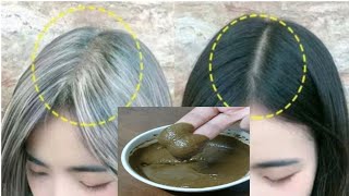 Get Rid of Gray Hair With Coffee & Conditioner | White Hair Dye Naturally in 3 Minutes