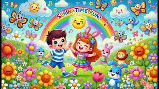 springtime Fun! 🌷🐦 | A Happy & Catchy Kids' Song About Spring! 🎶🌞
