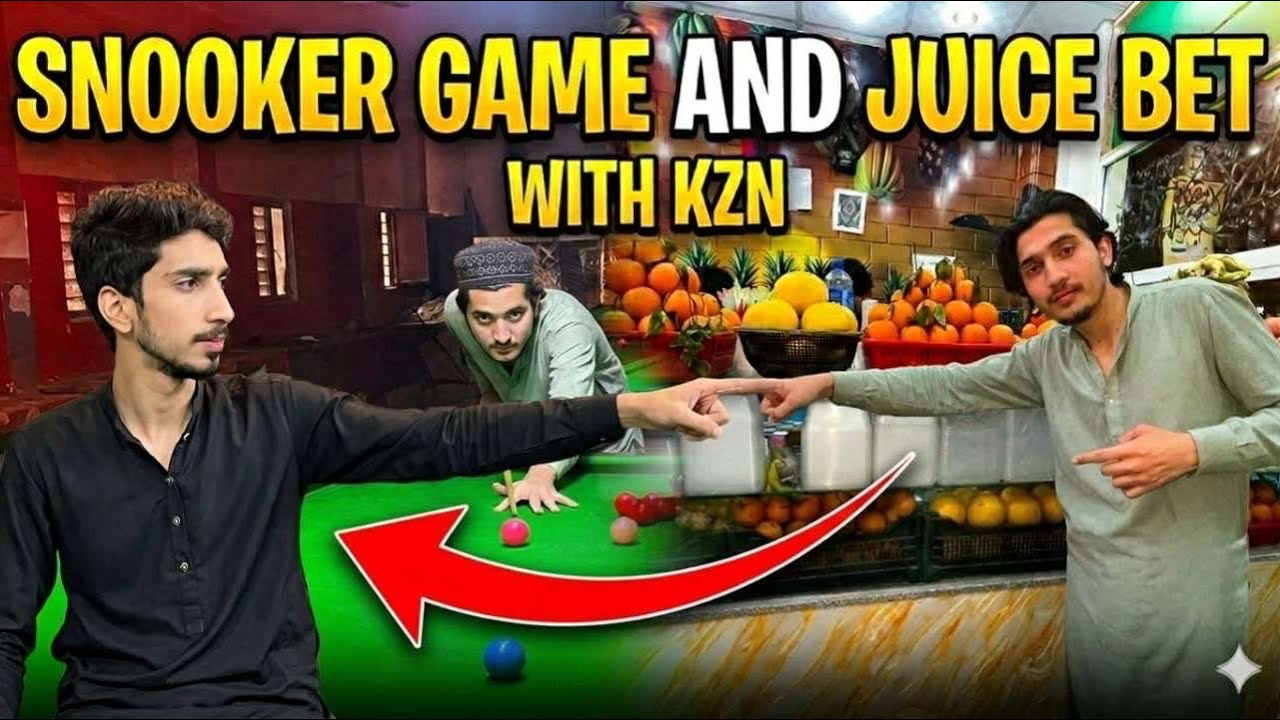 Kzn se Snooker Game ki Shart|Dekhen Kon jeeta #trending #fyp #viral #vlog #like #subscribe #snooker 