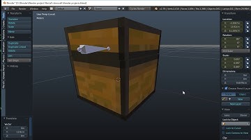 making a minecraft chest in blender part 3 - rigging