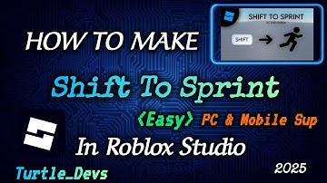 [Free Model][📦] How to Make [Shift To Sprint] in Roblox Studio | Simple 