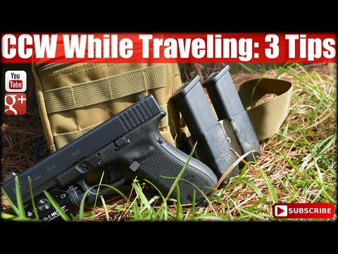 Concealed Carry While Traveling: 3 Tips