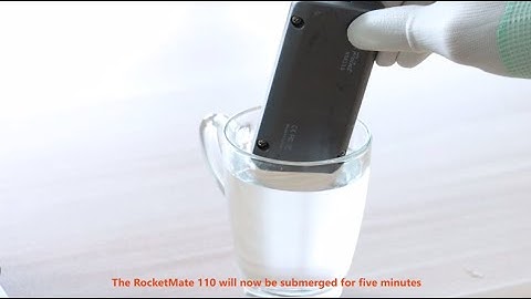 RocketMate 110 Water Test Video
