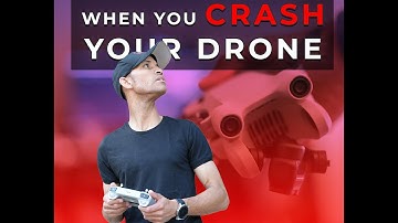 When You Crash Your Drone | DJI Mini 3 Pro Crash | To Do When Drone Crashes | Drone Accident Help