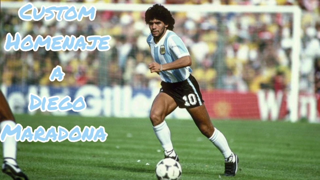 Custom Adidas X F5 homenaje a Diego Maradona - YouTube