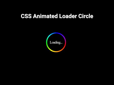 Creative CSS Loading Animations Effects | CSS Animation | Web Designing Tutorial