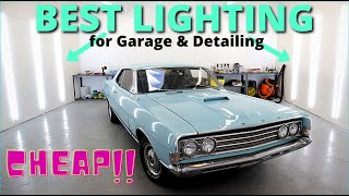 Best Lighting for Detail Shop and Garage for Cheap! | Lights for car detailing, and ceramic coating