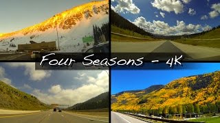 Four Seasons Timelapse - 4K Rocky Mountains