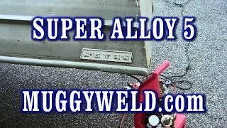Dented Aluminum Boat? Watch How I Fixed It with Super Alloy 5 & Oxyacetylene Torch!