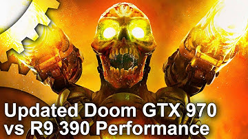 UPDATED Doom: GTX 970 vs R9 390 Gameplay Frame-Rate Test