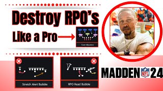 EASY Madden 24 DEFENSE to STOP RPO Bubble Spammers