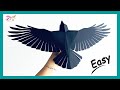 كيف تصنع طائرة الغراب الطائر طائرة الغراب الطائرة سهلة الصنع 