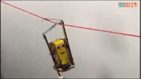 DIY Electric Robot Rope Climbing Educational Toys