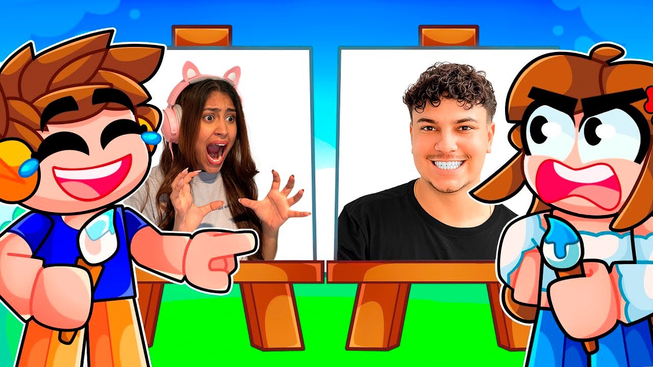 DUDA vs MARCELO no DESENHE RÁPIDO DA VIDA REAL!