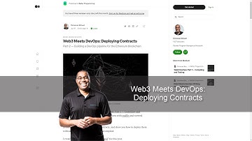 Web3 Meets DevOps: Deploying Contracts