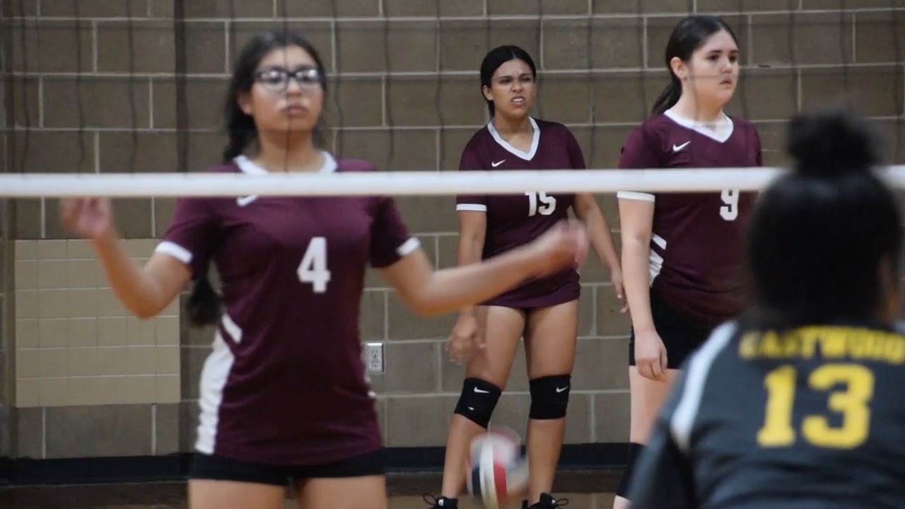 9th Grade Volleyball: Eastwood (Grey) vs Ysleta (Maroon) Fall 2019