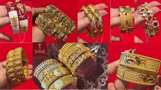 Tanishq 2024 HUGE BRIDAL COLLECTION BANGLES- Kada and Broad bangles with code & price ❤️