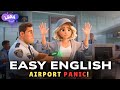 At The Airport Part 1 Easy English Listening Story A2 Level