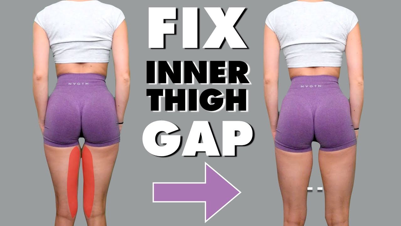 20 DAY INNER THIGH GAP Workout Challenge   Burn Inner Thigh Fat At Home    No Equipment