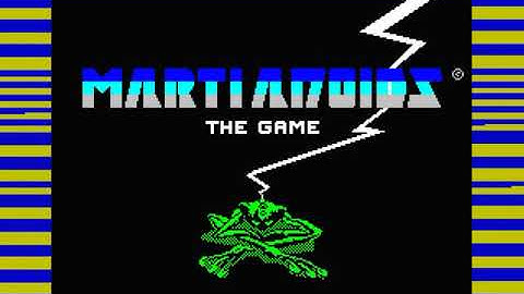 Martianoids Loading Screen - ZX Spectrum