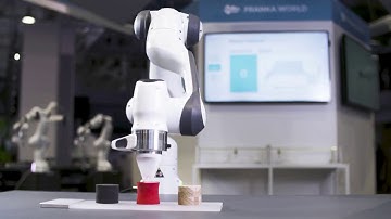 Precise force application of the Franka Emika Panda