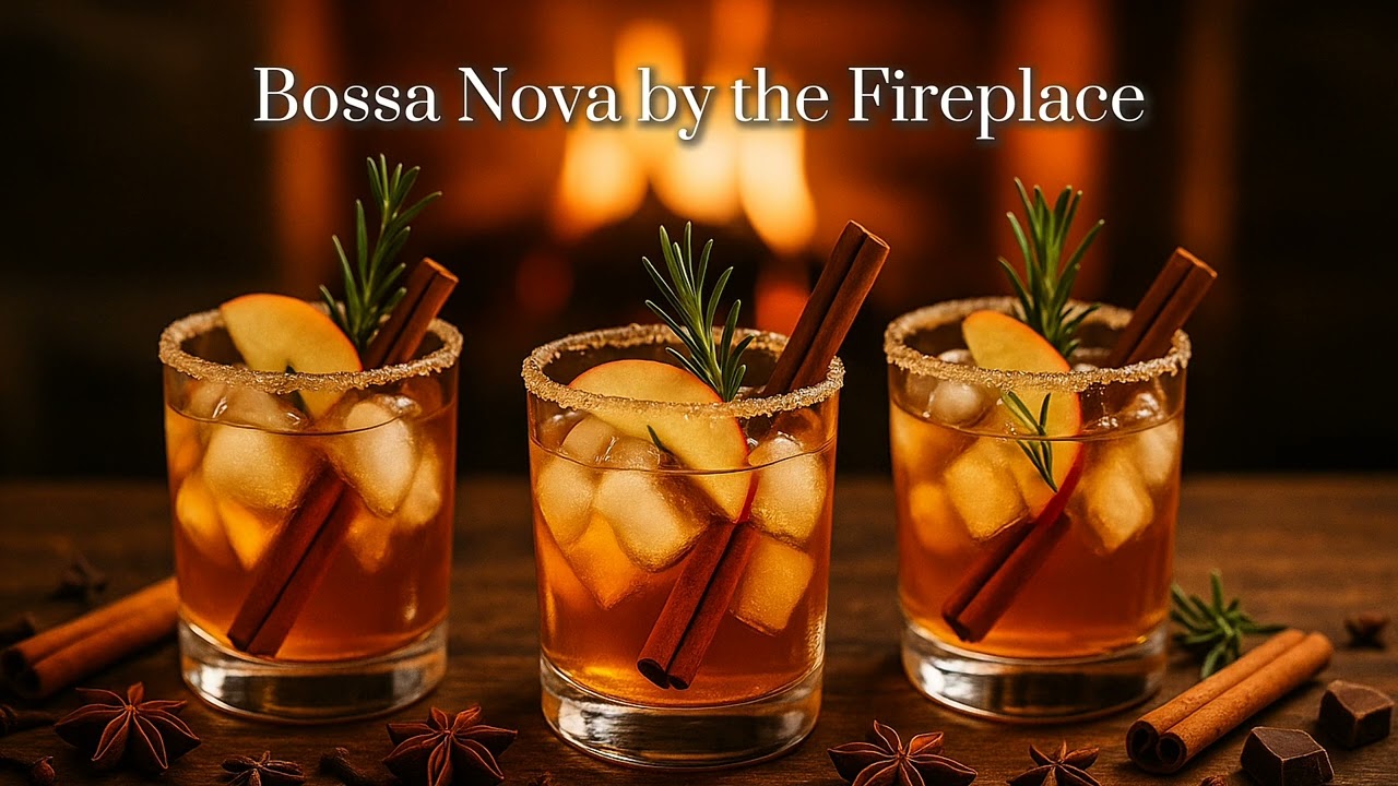 🎵 Bossa Nova – Vol. 001 | ⏰ 60 Minutes of Warm Evening Vibes 🔥 | Relaxing Jazz by the Fireplace