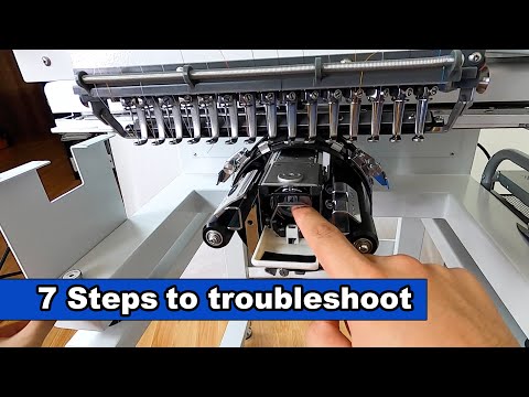 7 Steps in Troubleshooting Any Embroidery Machine (Ricoma MT1501)