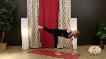 Revolved Half Moon Pose